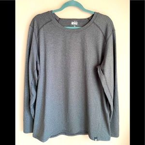 REI Mid Weight Gray Shirt